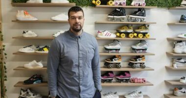 A nonprofit in France is fighting fast-fashion waste, one sneaker at a time