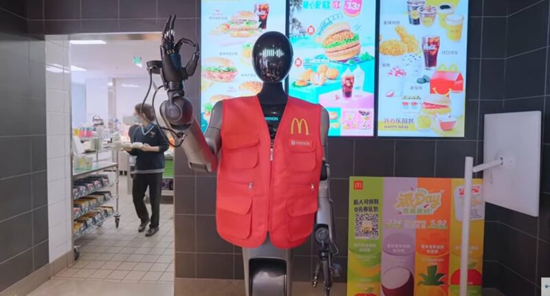 AI-m lovin' it! McDonald's is testing humanoid ROBOTS in Shanghai