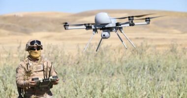 AI warfare is here in the form of quadcopters and high-tech drones.