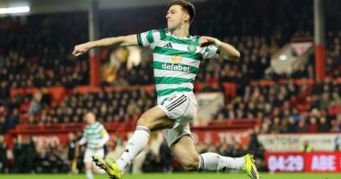 Aberdeen 1 Celtic 2: Fine margins once again as Martin O'Neill's side leapfrog bitter rivals Rangers into second place in Premiership title battle