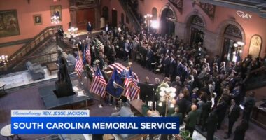 After a storied civil rights career, Rev. Jesse Jackson heads home to South Carolina to lie in state, continue funeral services