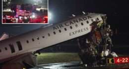 Air Canada LaGuardia plane crash audio captures moments before fatal collision