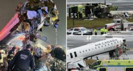 Air Canada flight attendant on LaGuardia plane was strapped to jumpseat and ejected during deadly crash