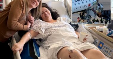 Air Canada flight attendant who was ejected during LGA crash seen in hospital for first time