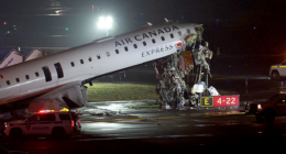 Air Canada jet hits fire truck, killing 2 and forcing New York's LaGuardia airport to close