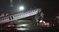 Air Canada plane collides with vehicle on runway at LaGuardia Airport