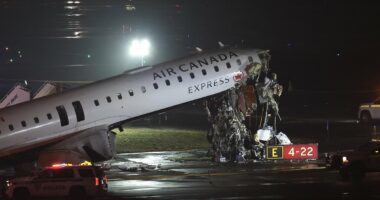 Air Canada plane collides with vehicle on runway at LaGuardia Airport