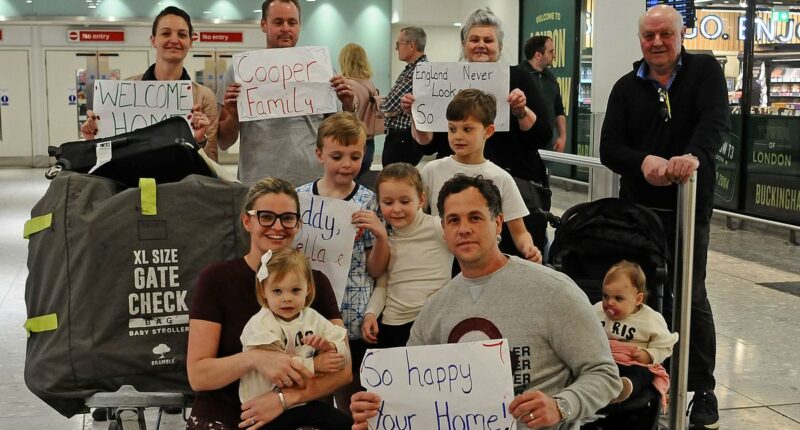 Airport reunions for Brits as they tell of explosions ringing out