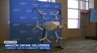 Amazon shows off delivery drones coming to Markham, Matteson areas soon at Tinley Park's Convention Center