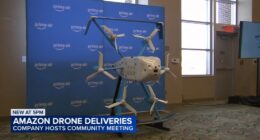 Amazon shows off delivery drones coming to Markham, Matteson areas soon at Tinley Park's Convention Center