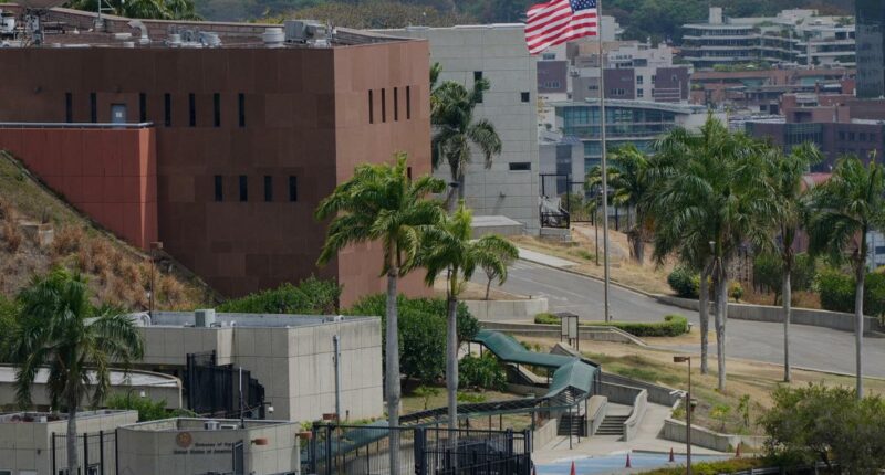 American flag raised at US Embassy in Venezuela for the 1st time since 2019