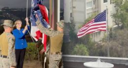 American flag raised, flies over US Embassy in Venezuela building for first time in 7 years