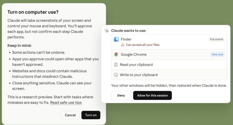 Anthropic’s Claude Code and Cowork can control your computer