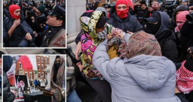 Anti-regime protester attacked at deluded NYC vigil for Khamenei