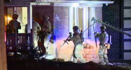 Armed FBI agents carry out search warrant believed to be in connection to synagogue attacker