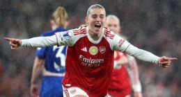 Arsenal 3-1 Chelsea: Gunners in driver's seat as Chloe Kelly and Co take two-goal advantage against Sonia Bompastor's side in Women's Champions League quarter-final