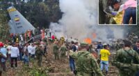 At least 66 killed in military plane crash in Colombia, head of armed forces says