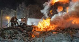 At least 7 killed in Ukraine's Kharkiv as Russian missile hits apartment building