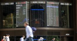 AFR: Generics: ASX Ticker, Martin Place ASX, stock markets, stocks, Australian stock exchange, financial markets, company stocks, indices, stock ticker. Friday 23, January 2026 photo: Oscar Colman