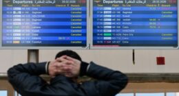 Beirut Rafik Hariri International Airport in Beirut, Lebanon