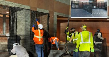 Barricades around DTLA federal building could be permanent