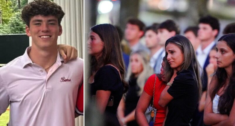 Beloved student Jimmy Gracey’s standing room only memorials span campus church service, fraternity vigil