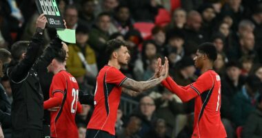 Ben White has chaotic England cameo on Three Lions return with Arsenal star giving away late penalty after silencing boo boys with goal following his controversial recall