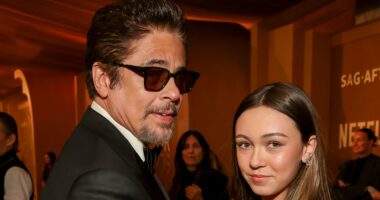 Benicio Del Toro's daughter Delilah, 14, makes red carpet debut