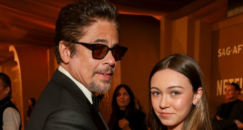 Benicio Del Toro's daughter Delilah, 14, makes red carpet debut