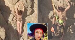 Bikini-clad swimmer breaks silence after death-defying rescue from San Francisco cliff