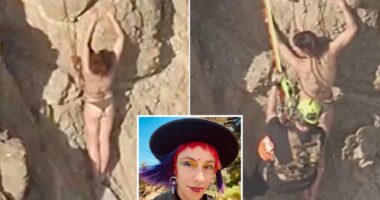 Bikini-clad swimmer breaks silence after death-defying rescue from San Francisco cliff