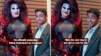 Bizarre moment AOC-linked millionaire gets drag queen to endorse him for Nancy Pelosi’s seat