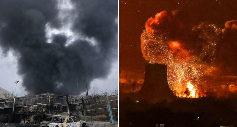 Black rain, massive fireballs fill Tehran skies following Israeli strikes on oil storage sites
