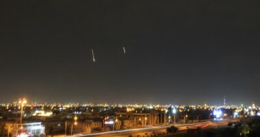 Blasts heard across Dubai, Doha and Abu Dhabi: Brits remain trapped