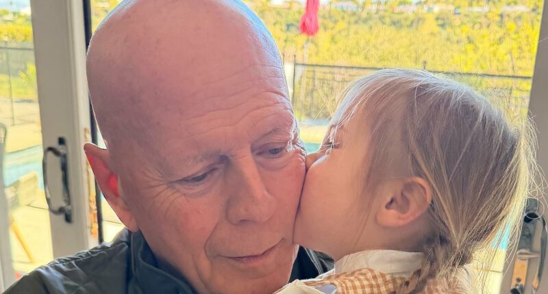 Bruce Willis seen with granddaughter in photos shared by ex Demi Moore