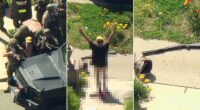 California man allegedly fires gun near school zone, barricades in home before surrendering to SWAT pantless