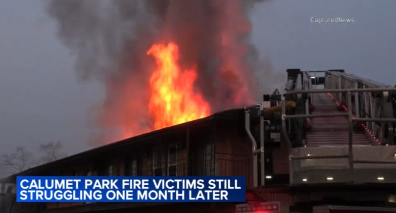 Calumet Park fire: Residents who lost apartments, belongings on Valentine's Day still struggling to recover