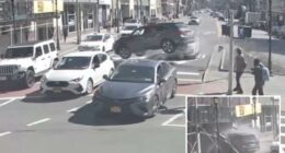 Car smashes into scaffolding outside NY Buffalo Wild Wings