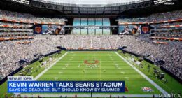 Chicago Bears stadium update: No deadline for deal, Kevin Warren says, as Kam Buckner says Arlington Heights, IL talks progressing