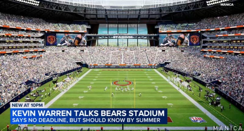 Chicago Bears stadium update: No deadline for deal, Kevin Warren says, as Kam Buckner says Arlington Heights, IL talks progressing