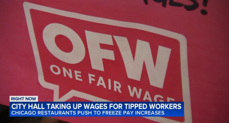 Chicago City Council expected to take up issue of minimum wage for tipped workers