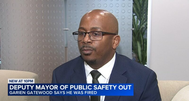 Chicago Deputy Mayor for Public Safety Garien Gatewood suddenly fired at City Hall, Mayor Brandon Johnson's office confirms