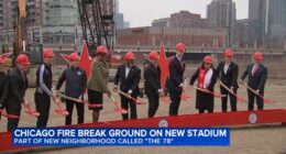 Chicago Fire Football Club breaks ground on stadium at The 78 site in South Loop