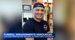 Chicago firefighter death: Funeral arrangements announced for CFD member Michael Altman, who died after being injured in fire
