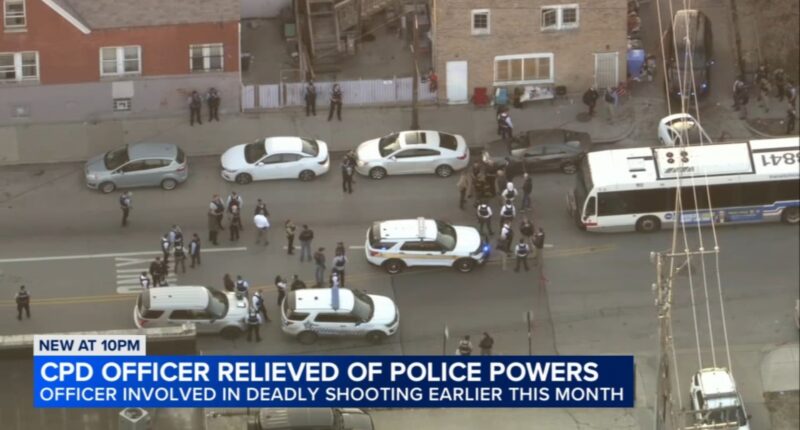 Chicago police officer involved in deadly shooting of Derek Jordan on Homan Avenue in Humboldt Park relieved of powers, CPD says