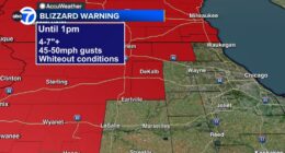 Chicago weather forecast: Blizzard warning in effect for parts of area for snow, strong winds, impacting travel | Live Radar