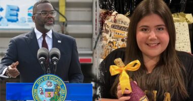 Chicago’s Brandon Johnson blasts 'assaults against immigrants' as slain Sheridan Gorman is laid to rest