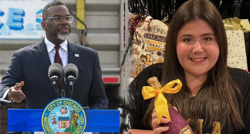 Chicago’s Brandon Johnson blasts 'assaults against immigrants' as slain Sheridan Gorman is laid to rest