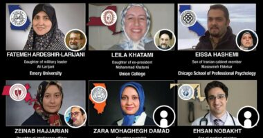 Children of Iran regime leaders teaching at elite US universities