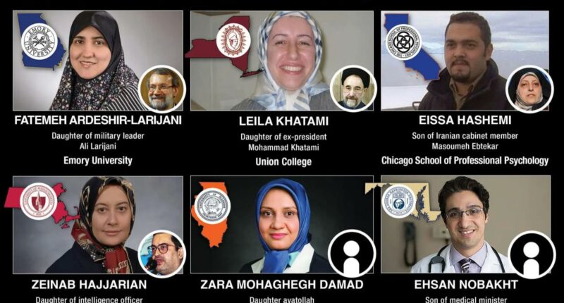 Children of Iran regime leaders teaching at elite US universities